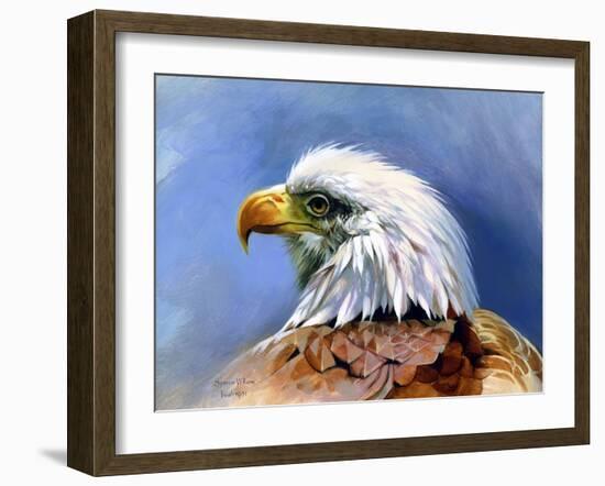 Eagle Portrait-Spencer Williams-Framed Giclee Print