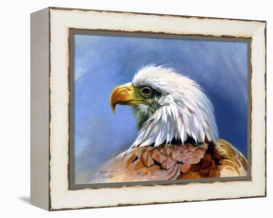 Eagle Portrait-Spencer Williams-Framed Premier Image Canvas