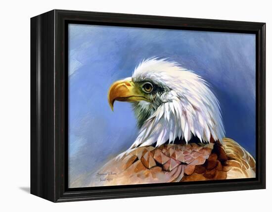 Eagle Portrait-Spencer Williams-Framed Premier Image Canvas