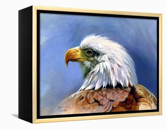 Eagle Portrait-Spencer Williams-Framed Premier Image Canvas