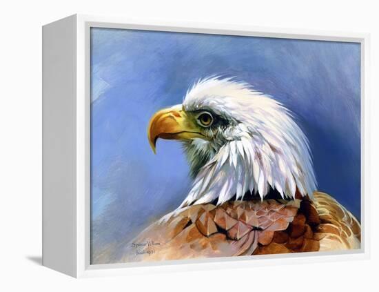 Eagle Portrait-Spencer Williams-Framed Premier Image Canvas