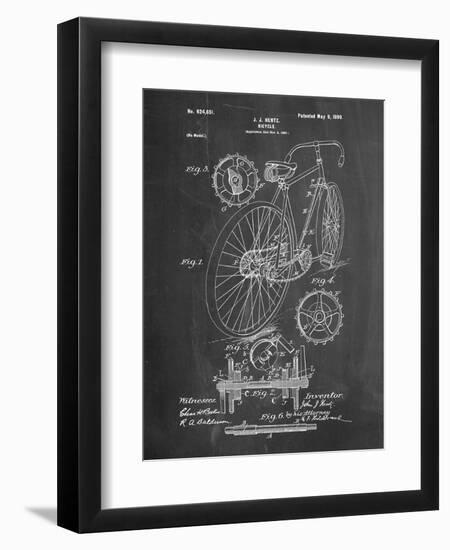Eagle Quad Racing Bicycle-Cole Borders-Framed Art Print
