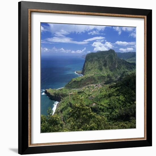 Eagle Rock (Penha De Aguia), Faial, Madeira, Portugal, Atlantic-Stuart Black-Framed Photographic Print