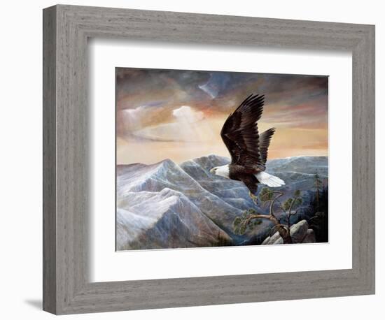 Eagle's Lair-Ruane Manning-Framed Art Print