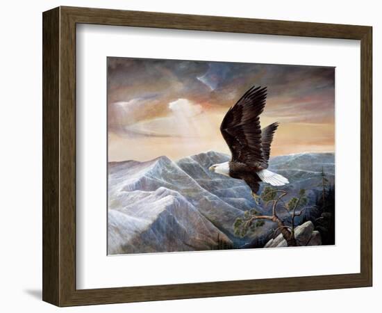 Eagle's Lair-Ruane Manning-Framed Art Print