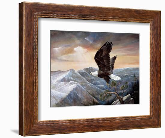 Eagle's Lair-Ruane Manning-Framed Art Print