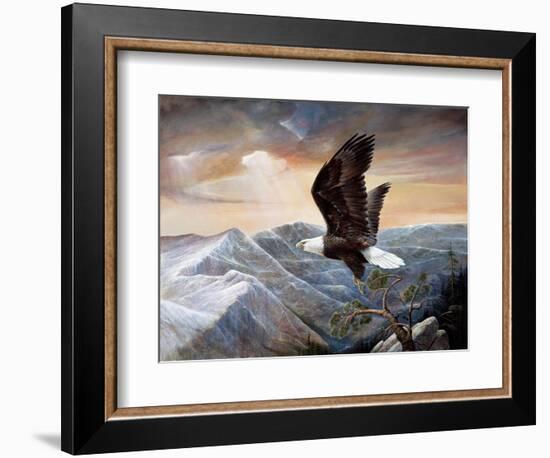 Eagle's Lair-Ruane Manning-Framed Art Print