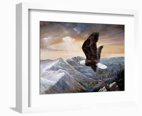 Eagle's Lair-Ruane Manning-Framed Art Print