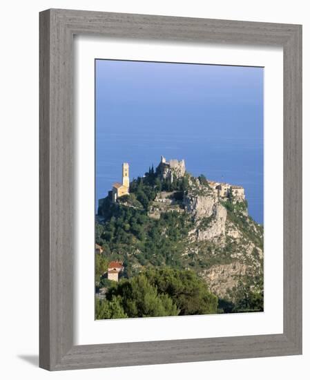 Eagle's Nest Village of Eze, Alpes-Maritimes, Cote d'Azur, Provence, French Riviera, France-Bruno Barbier-Framed Photographic Print