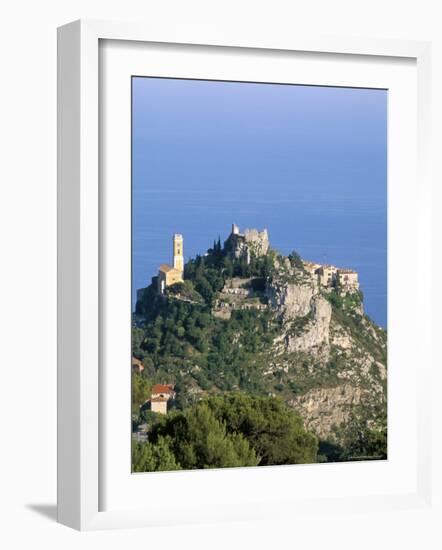 Eagle's Nest Village of Eze, Alpes-Maritimes, Cote d'Azur, Provence, French Riviera, France-Bruno Barbier-Framed Photographic Print