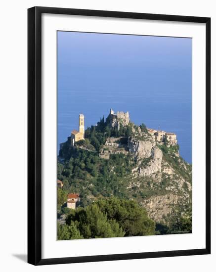 Eagle's Nest Village of Eze, Alpes-Maritimes, Cote d'Azur, Provence, French Riviera, France-Bruno Barbier-Framed Photographic Print