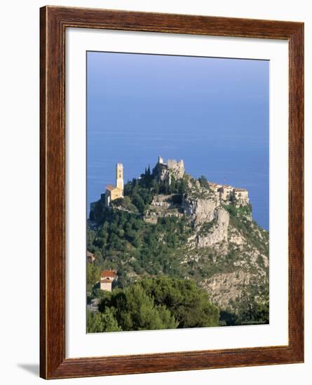 Eagle's Nest Village of Eze, Alpes-Maritimes, Cote d'Azur, Provence, French Riviera, France-Bruno Barbier-Framed Photographic Print