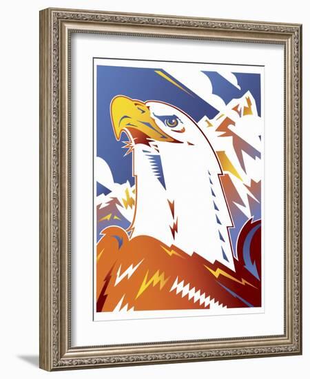 Eagle-David Chestnutt-Framed Giclee Print