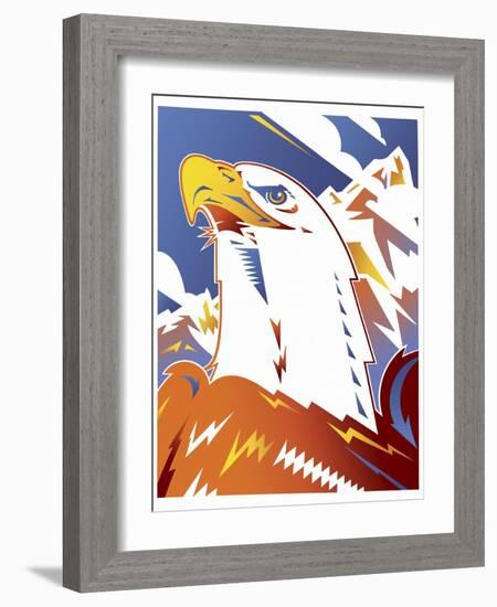 Eagle-David Chestnutt-Framed Giclee Print