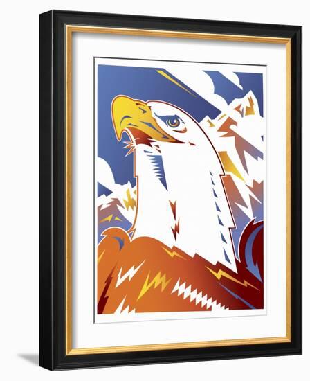 Eagle-David Chestnutt-Framed Giclee Print