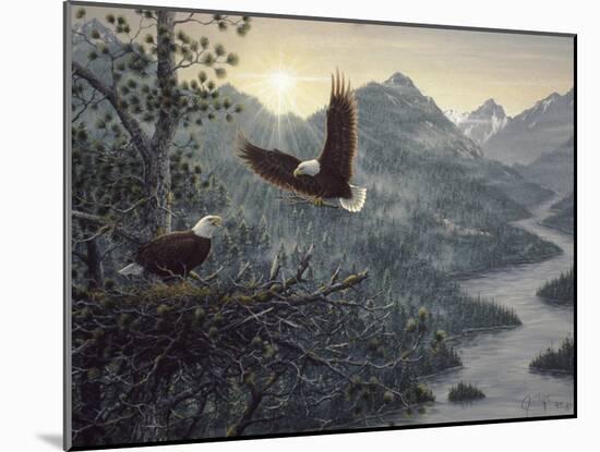 Eagles Nest-Jeff Tift-Mounted Giclee Print