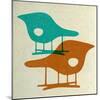 Eames La Chaise Chairs II-Anita Nilsson-Mounted Art Print