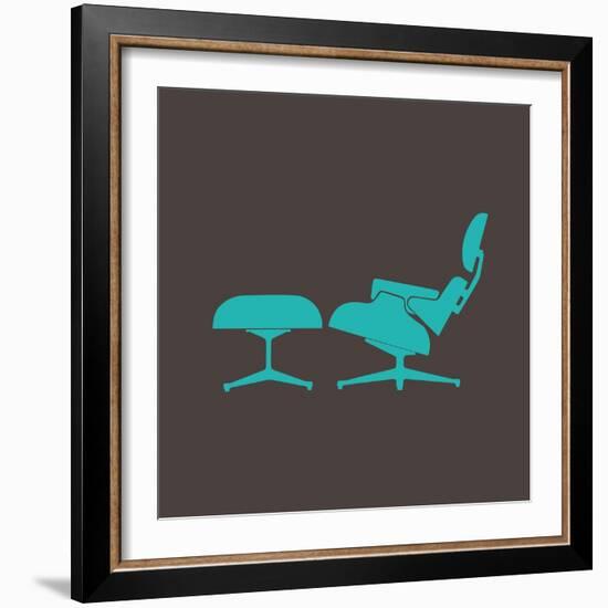 Eames Lounge Chair and Ottoman I-Anita Nilsson-Framed Art Print