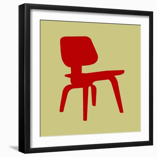 Eames Molded Plywood Chair I-Anita Nilsson-Framed Art Print