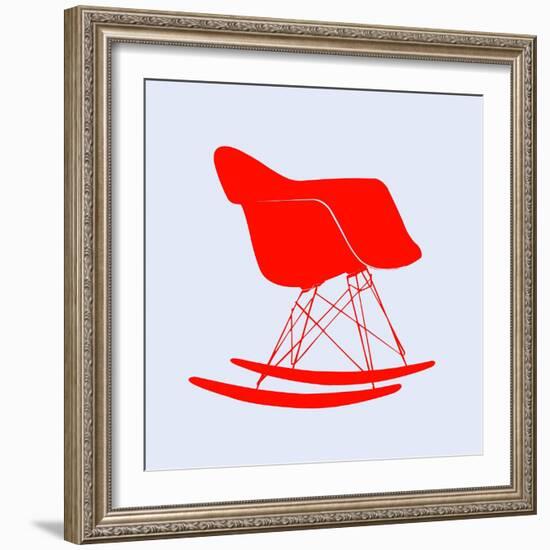 Eames Rocking Chair Red-Anita Nilsson-Framed Art Print