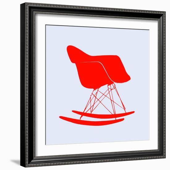 Eames Rocking Chair Red-Anita Nilsson-Framed Art Print