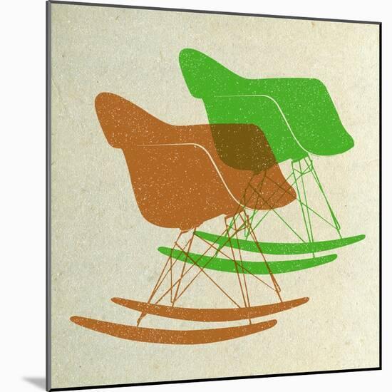 Eames Rocking Chairs I-Anita Nilsson-Mounted Art Print