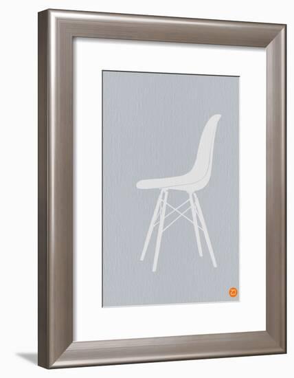 Eames White Chair-NaxArt-Framed Art Print
