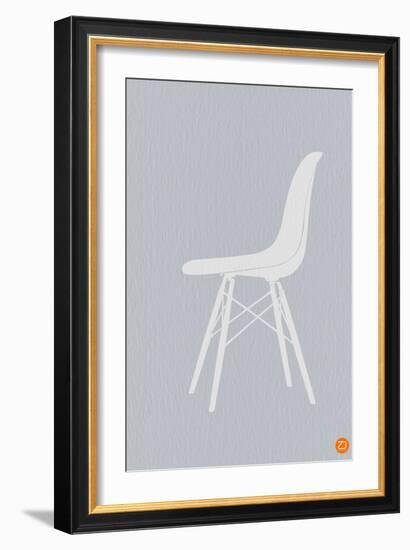 Eames White Chair-NaxArt-Framed Art Print