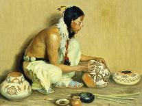 Juan, Pueblo Indian, 1927-Eanger Irving Couse-Giclee Print