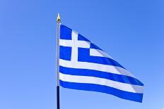 Flag Of Greece-eans-Stretched Canvas