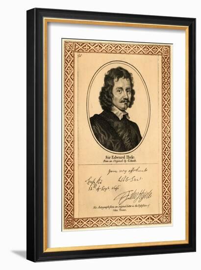 Earl Clarendon, Zoust-null-Framed Art Print