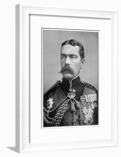 Earl Kitchener of Khartoum, Irish-Born British Soldier and Statesman, in Dress Uniform-null-Framed Giclee Print