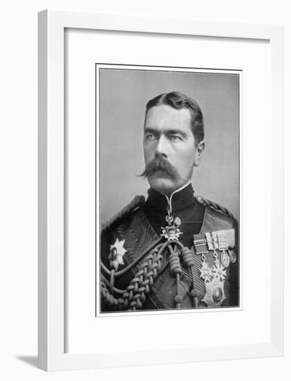 Earl Kitchener of Khartoum, Irish-Born British Soldier and Statesman, in Dress Uniform-null-Framed Giclee Print