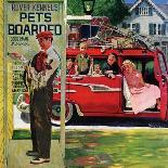 "Plowed-Over Driveway" Saturday Evening Post Cover, December 18, 1954-Earl Mayan-Giclee Print