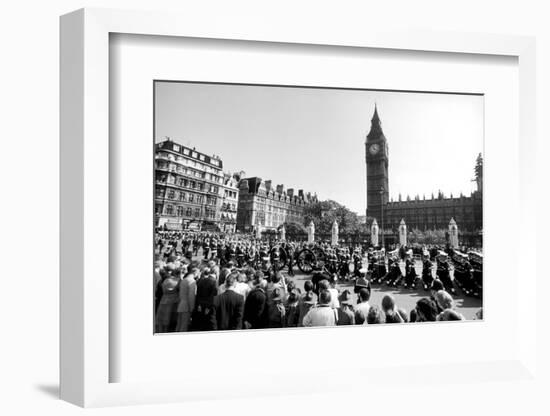 Earl Mountbatten's funeral, 1979-Alisdair Macdonald-Framed Photographic Print