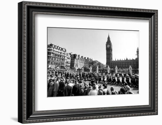 Earl Mountbatten's funeral, 1979-Alisdair Macdonald-Framed Photographic Print