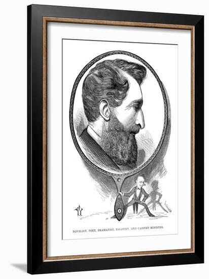 Earl of Lytton Cartoon-F Waddy-Framed Art Print