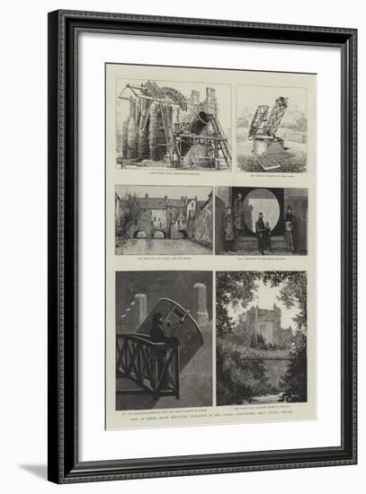 Earl of Rosse's Great Reflecting Telescopes at Birr Castle, Parsonstown, King's County, Ireland-null-Framed Giclee Print