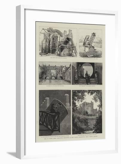 Earl of Rosse's Great Reflecting Telescopes at Birr Castle, Parsonstown, King's County, Ireland-null-Framed Giclee Print