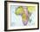 Early 20th Century Map of Africa-null-Framed Photographic Print