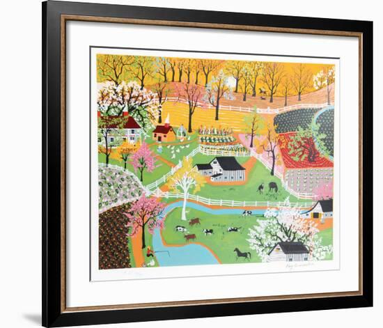 Early American Farm-Kay Ameche-Framed Limited Edition