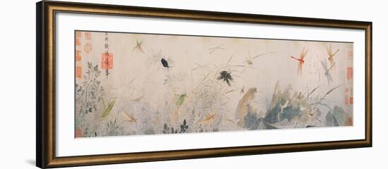 Early Autumn (Ink and Colours on Paper)-Qian Xuan-Framed Giclee Print