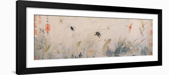 Early Autumn (Ink and Colours on Paper)-Qian Xuan-Framed Giclee Print