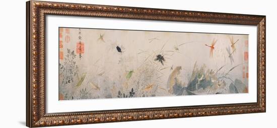 Early Autumn (Ink and Colours on Paper)-Qian Xuan-Framed Giclee Print