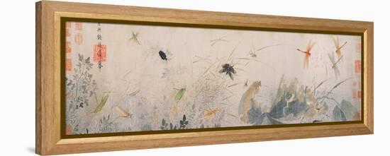 Early Autumn (Ink and Colours on Paper)-Qian Xuan-Framed Premier Image Canvas