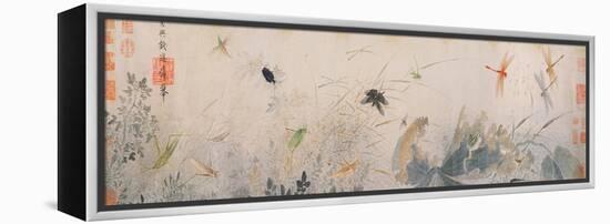 Early Autumn (Ink and Colours on Paper)-Qian Xuan-Framed Premier Image Canvas