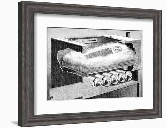 Early Baby Incubator, 19th Century-Science Photo Library-Framed Photographic Print