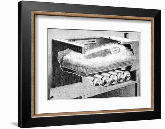 Early Baby Incubator, 19th Century-Science Photo Library-Framed Photographic Print