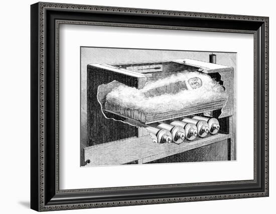 Early Baby Incubator, 19th Century-Science Photo Library-Framed Photographic Print