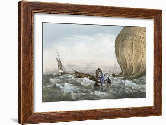 Early Balloon Accident, 1784-Library of Congress-Framed Photographic Print